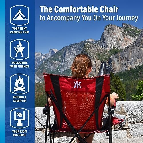 Kijaro Foldable Camping Chair, Vik Black - Image 10