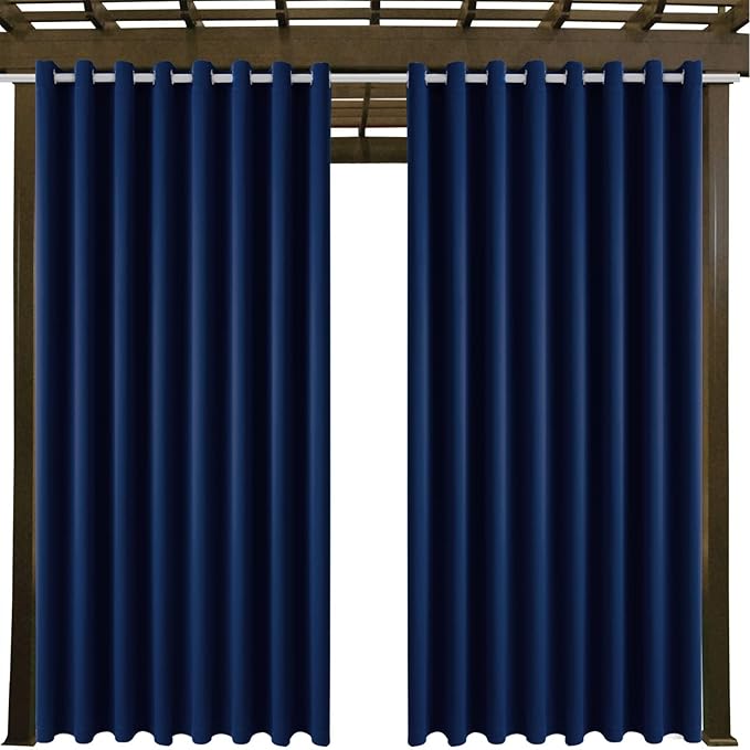 Outdoor Patio Curtain Waterproof Darkening Thermal Insulated Indoor Curtains - Image 9