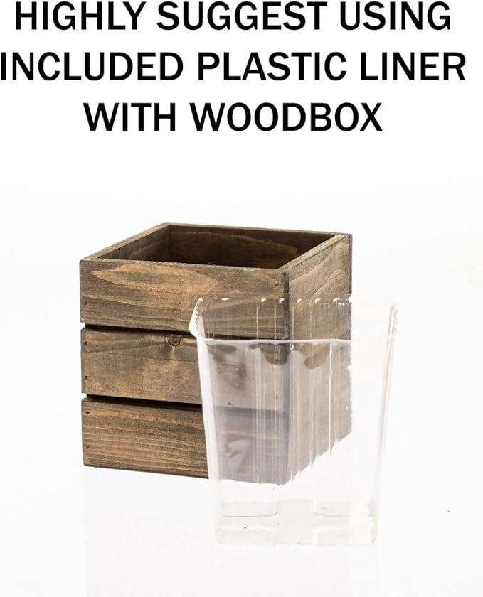 Wooden Planter Box l Rustic Barn Whitewash - Image 5