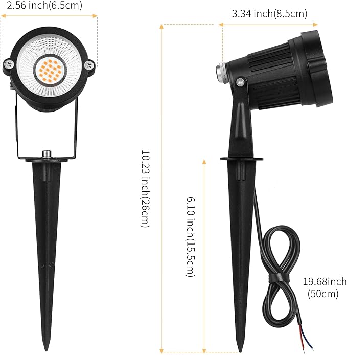 Low Voltage Landscape Lights Outdoor: 7W 700LM LED Landscape Lighting - Image 5