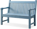 Psilvam Garden Bench, 2-Person Poly Lumber Patio Bench, All-Weather Outdoor by PsilvamGardenFurniture