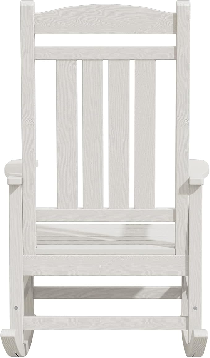 KINGYES Oversized Patio Rocking Chair Set of 2, High Density Polyethylene - Image 11