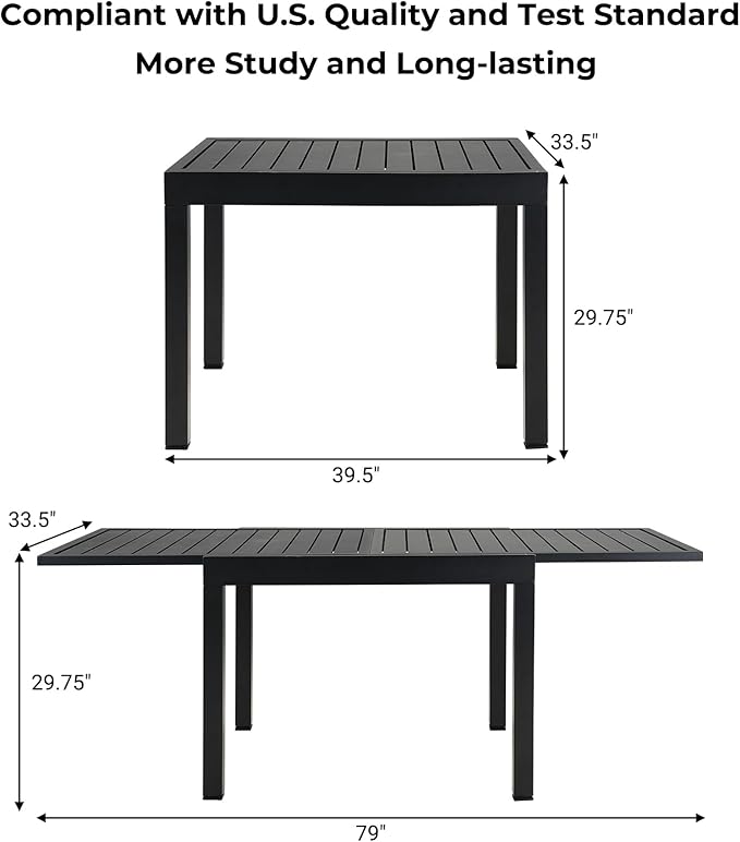 Grand patio 7-Piece Outdoor Dining Set - Image 5