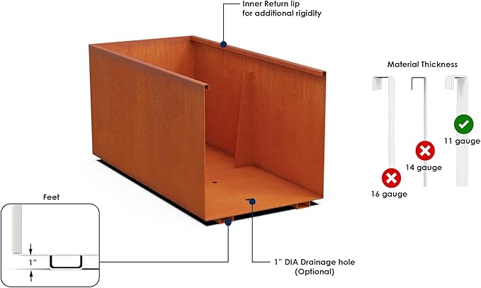 Plantercraft Large Rectangular Planters - Image 3
