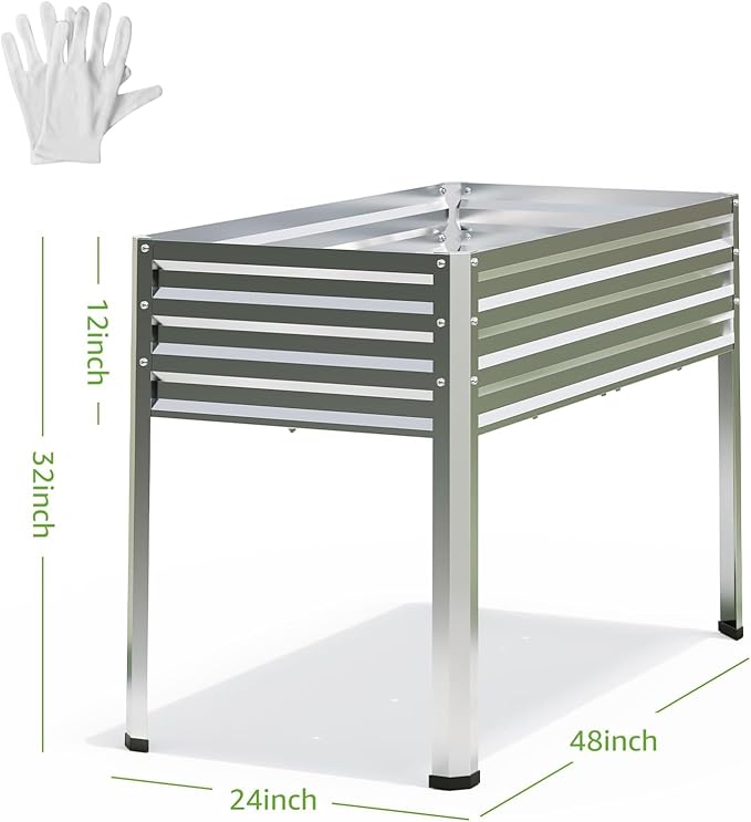 2PCS Galvanized Raised Garden Bed - Image 2