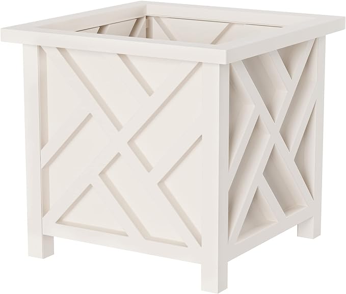 Lattice Design Outdoor Planter Box by PureGarden