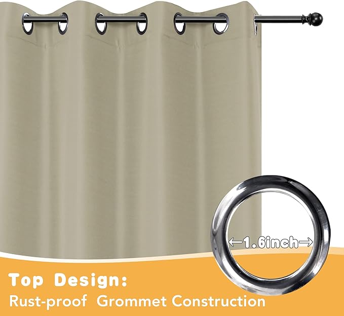 HolidayIdeas Extra Wide Outdoor Curtains - Image 4