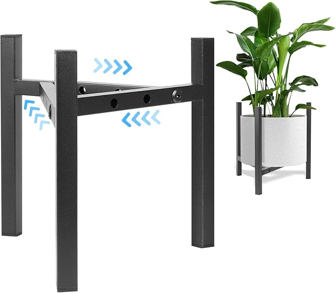 Airpark Plant Stand Indoor Adjustable, Metal Modern Plant Stand, Heavy Duty by Airpark