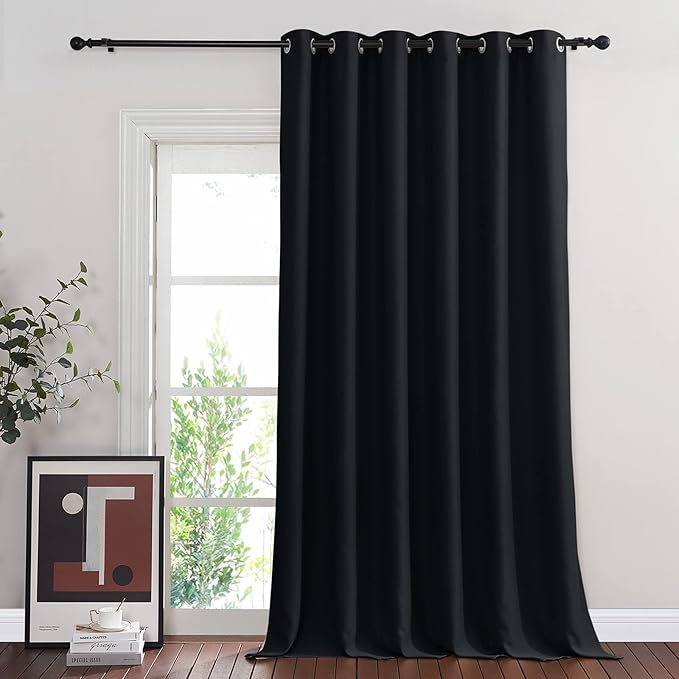 NICETOWN Black Out 144 inch Curtain by NICETOWN