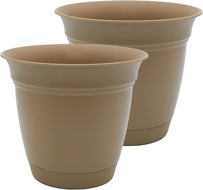 The HC Companies 10 Inch Eclipse Round Planter Pots by TheHCCompanies