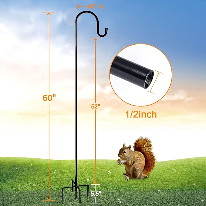 Ottsuls Shepherd-Hooks 60" Adjustable - Image 2