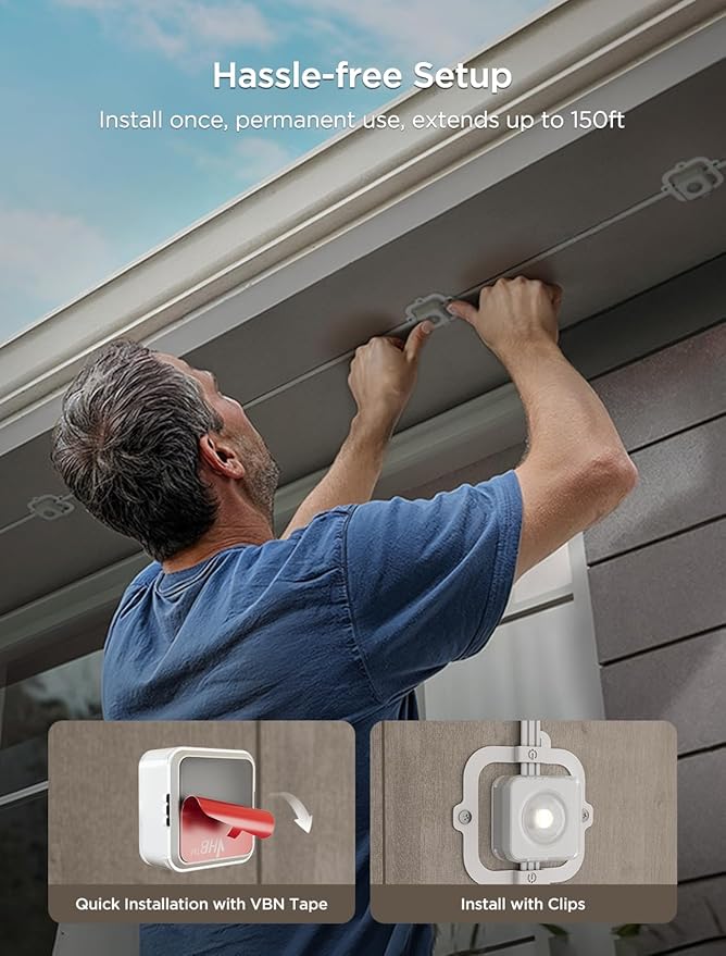 Govee Permanent Outdoor Lights 2, 150ft RGBIC Outdoor Lights - Image 8