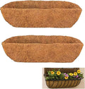 2pcs Trough Coco Liner 36 inch Wall Planter Replaceable Coco Liner by HHTHH