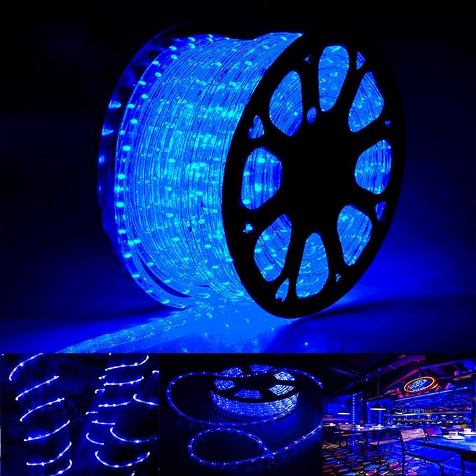 200ft LED Rope Lights Outdoor, 1440 LED Flexible Tube Lights by Jnaurb