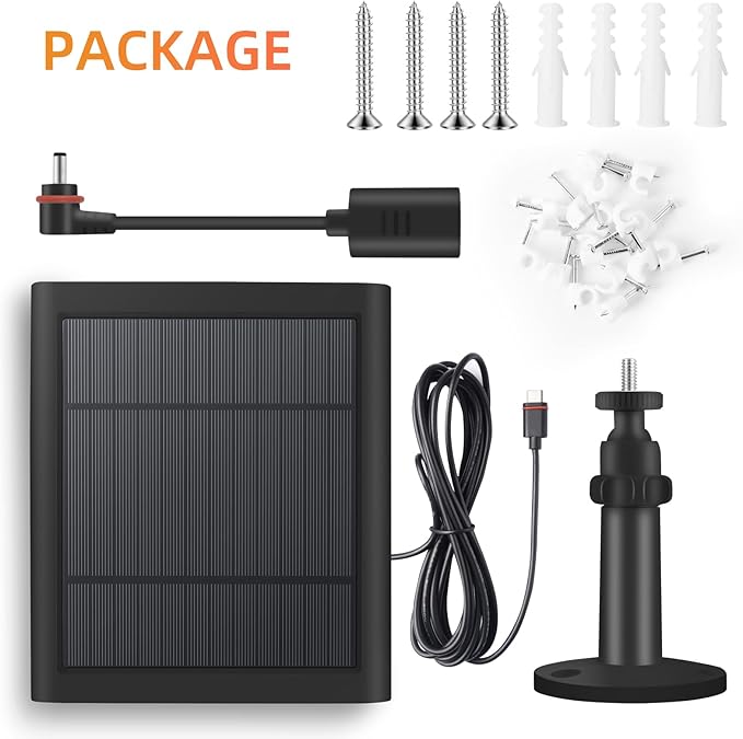 2 Pack 4W Solar Charger for Ring Spotlight & Stick Up Outdoor Cam, High - Image 7