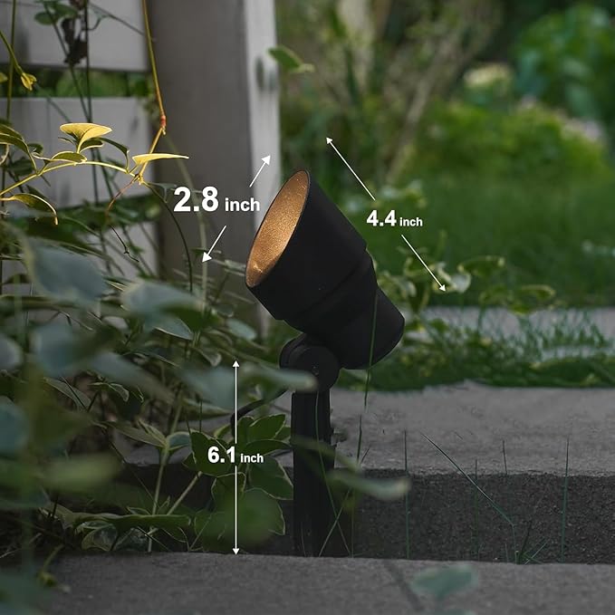GOODSMANN Landscape Lighting 2PK Landscape Floodlights Spotlights 3W LED 200 - Image 6