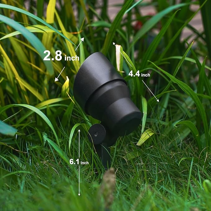 GOODSMANN Low Voltage Landscape Flood Lights 8PK Kit 3W LED 200 Lumen Outdoor - Image 7