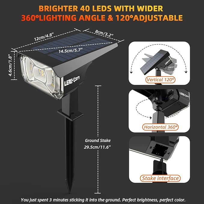 Color Solar Lights Outdoor Waterproof Spotlights - Image 7