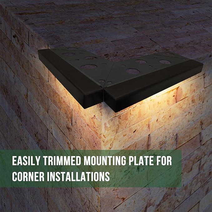 GKOLED 4-Pack Replaceable 6.8" LED Hardscape Lights, Low Voltage Retaining Wall - Image 9
