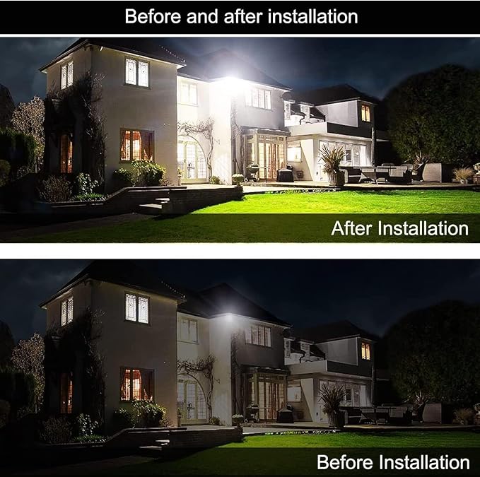 4Pack LED Flood Light Outdoor, 100W LED Work Light 11000lm - Image 3
