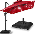 Best Choice Products 10x10ft Cantilever Patio Umbrella w/Base Included by BestChoiceProducts