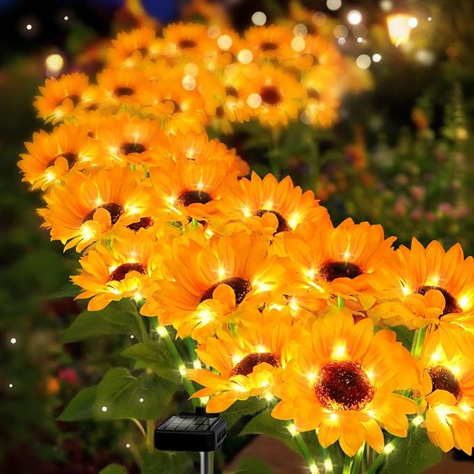 Upgraded Solar Sunflower Lights 1 Pack - Image 4