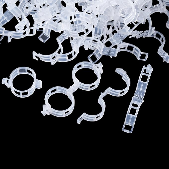 200 Pcs Plant Support Clips, Plastic Clips by Unknown