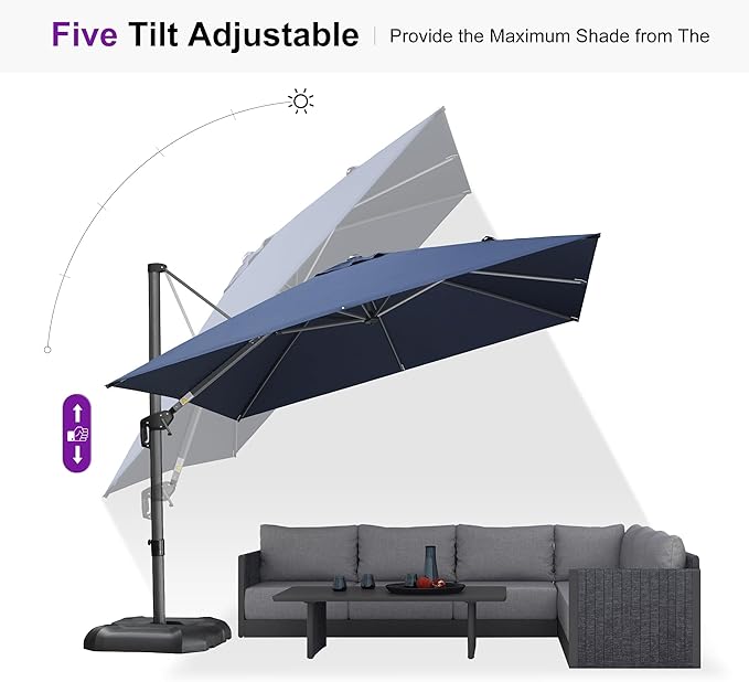 PURPLE LEAF Patio Umbrella - Image 7