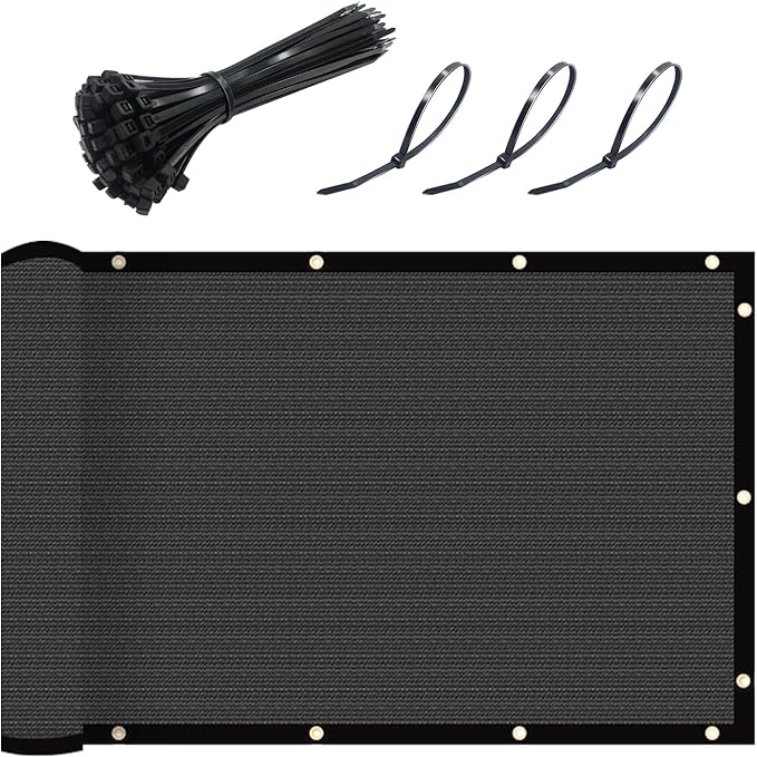 UPGRADE Fence Privacy Screen 8' x 50' Fence Commercial Shade Cover by UPGRADE