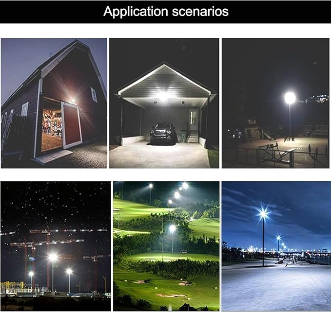 4Pack LED Flood Light Outdoor, 150W LED Work Light 15500lm - Image 7