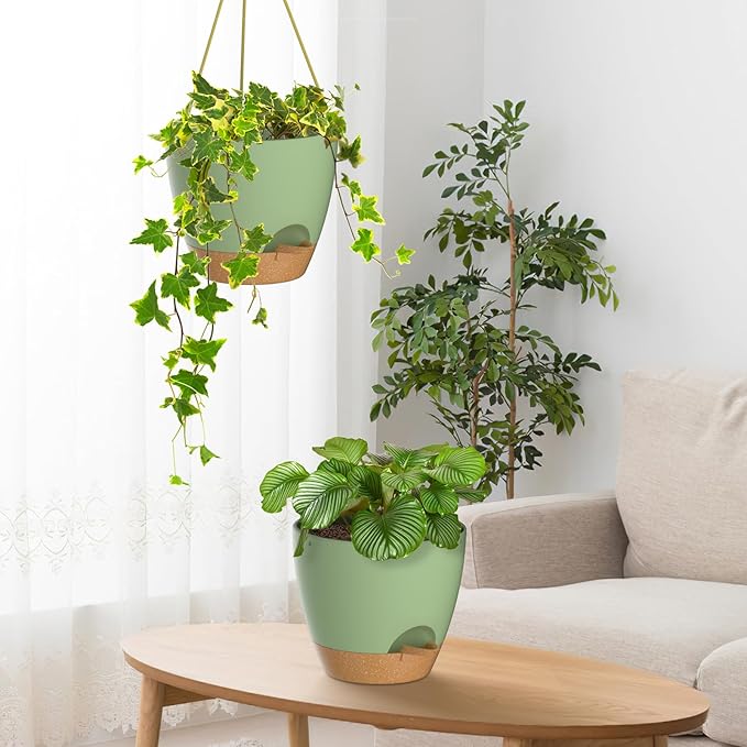ZMTECH 6.5 Inch Hanging Planters - Image 5