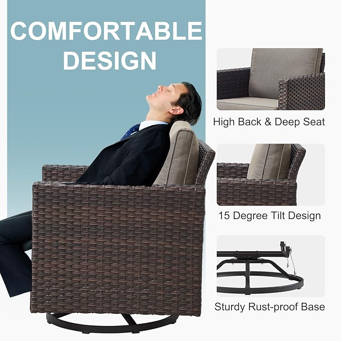 Belord 6-Piece Outdoor Sectional Furniture Set - Image 5