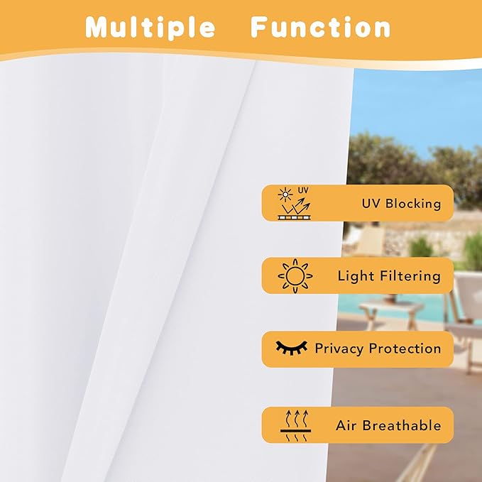 HolidayIdeas Extra Wide Outdoor Curtains - Image 3