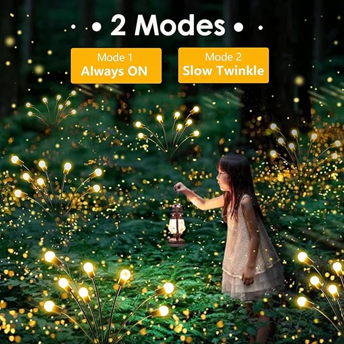 6-Pack Garden Solar Lights, 48 LED Solar Lights Outdoor - Image 8