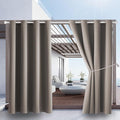DIVA EN CAMINO DEC Outdoor Patio Curtain Waterproof Darkening Thermal Insulated by DivaenCamino