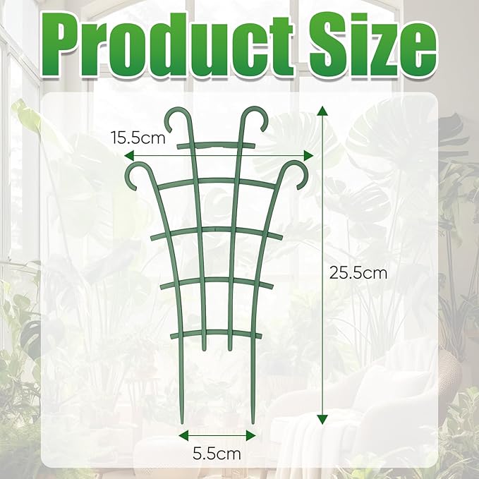 Plant Support Stakes, Stackable Plant Trellis - Image 2
