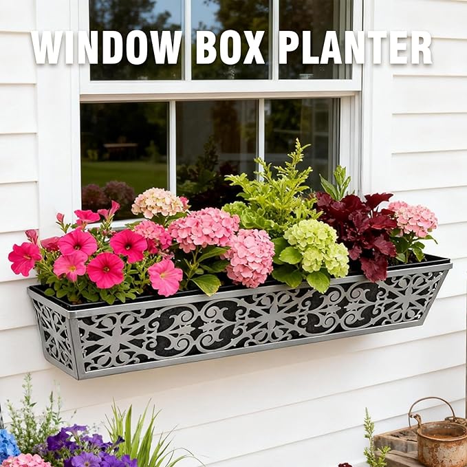 4 Pack 30 Inch Window Boxes Planter - Image 2
