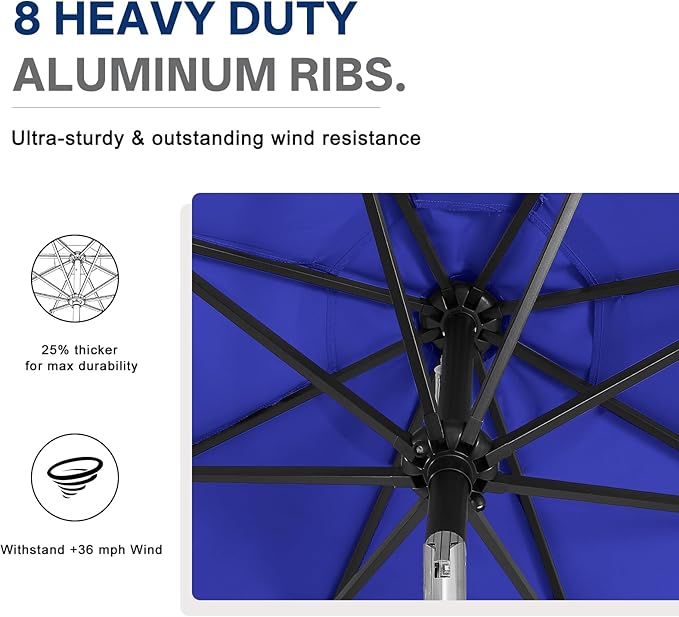 ABCCANOPY 10FT Durable Solar Led Patio Umbrellas - Image 6