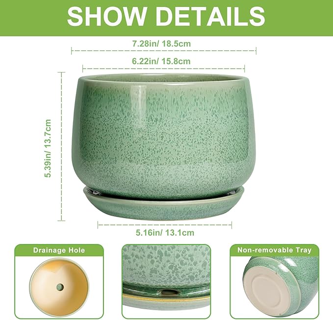 G EPGardening Ceramic Plant Pot - Image 3