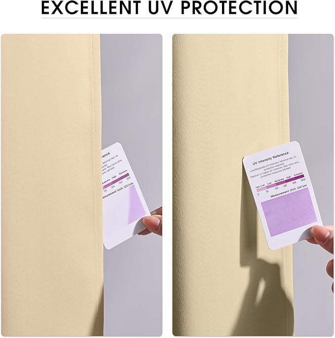 NICETOWN Fade Resistant Patio Curtains Outdoor Waterproof, Fade-Proof Curtains - Image 3