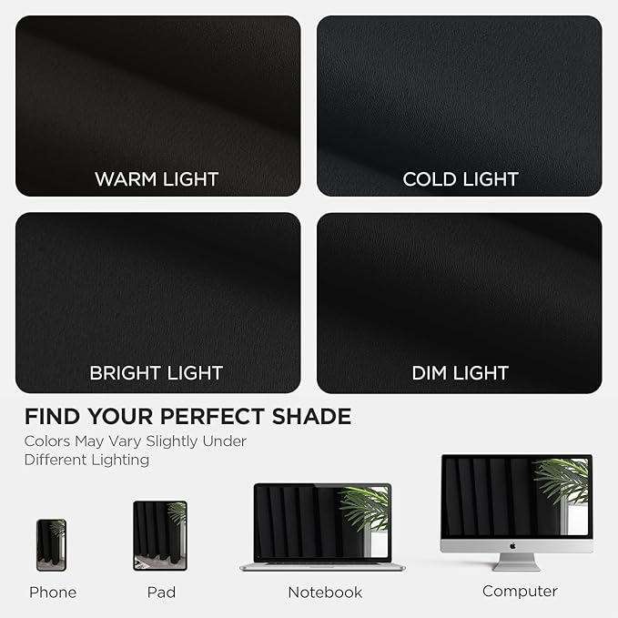Joydeco Blackout Patio Sliding Door Curtains 96 Inches Long, Grommet Privacy - Image 10
