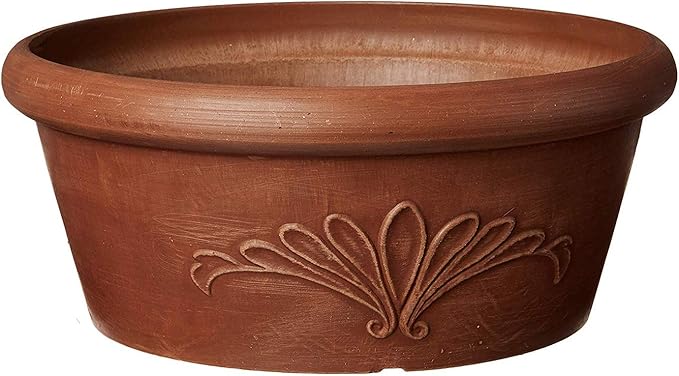 Arcadia Garden Products PSW TA25TC Plastic/Stone/Wood Composite Bulb Pan – No by PSW