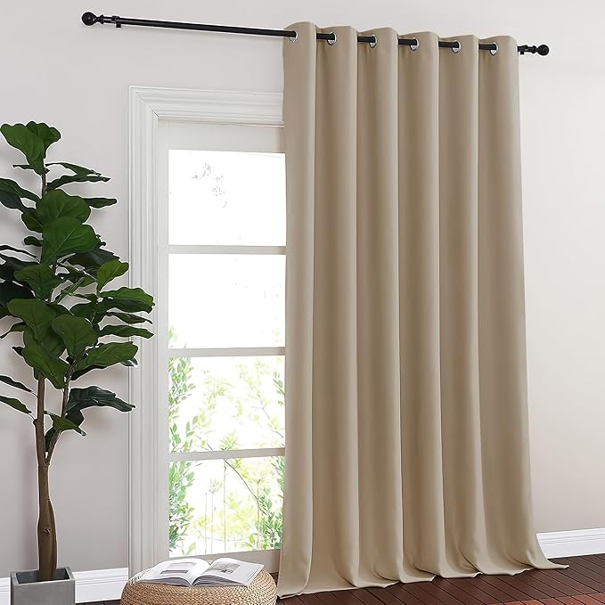 NICETOWN Sliding Door Curtain 108 Inches Long by NICETOWN