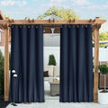NICETOWN 2 Panels Fixed Outdoor Curtains by NICETOWN