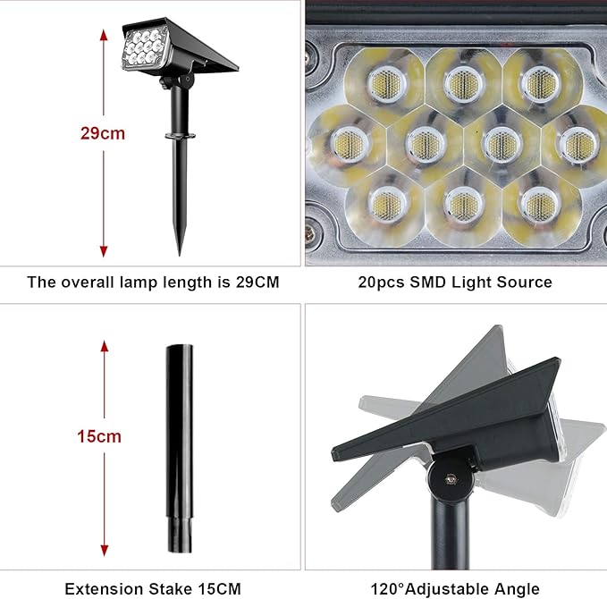 Solar Spot Lights Outdoor - Image 4