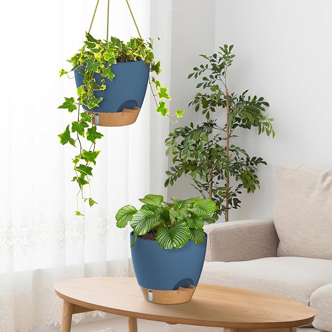 ZMTECH 10 Inch Hanging Planters - Image 6