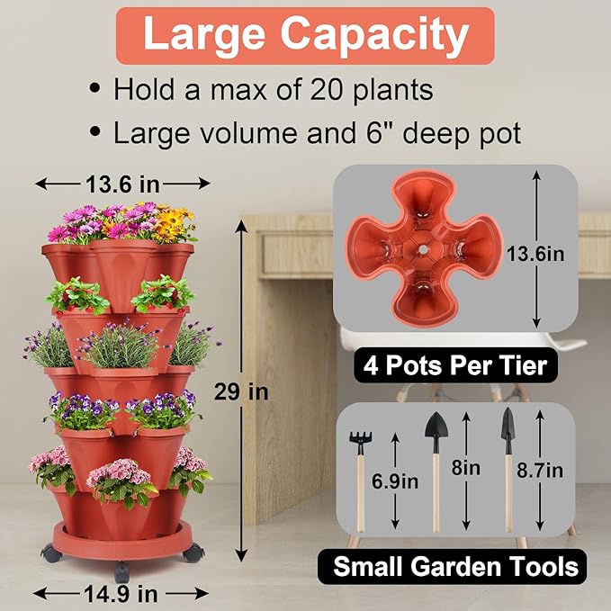 DUNCHATY Stackable Planter - Image 6