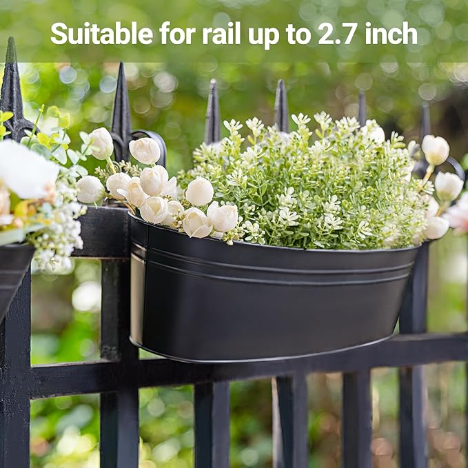 Dahey 3 Pcs Metal Hanging Flower Pots - Image 6