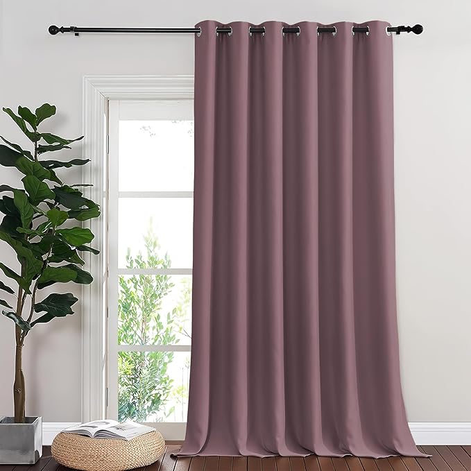 NICETOWN Sliding Door Curtain 108 Inches Long by NICETOWN