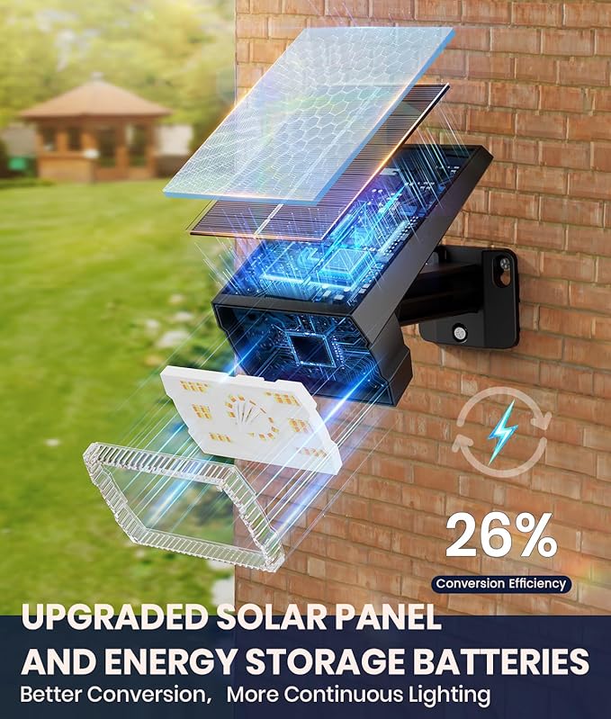 12 Pack Solar Spotlights Outdoor Waterproof IP67, Adjustable Wall&Ground Lights - Image 4